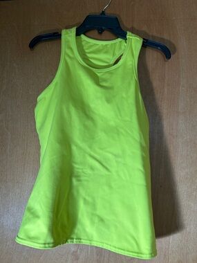 Hurley Neon Yellow Women's Racerback Tank